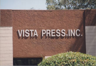 Vista Press, Incorporated - 3131 South Potter Drive - Tempe, Arizona