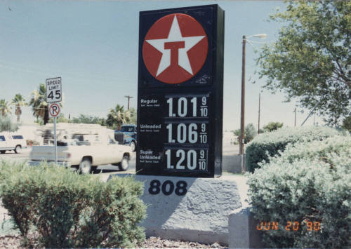 Texaco Star Mart Gasoline Service Station - 808 S. Priest Drive - Tempe, Arizona
