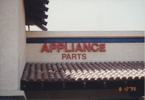 (Appliance Parts) - 3320 S. Price Road - Tempe, Arizona