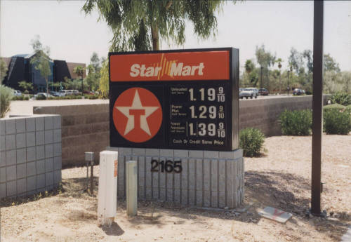Texaco Star Mart Self Service Gas Station - 2165 East Baseline Rd. -Tempe, Arizona