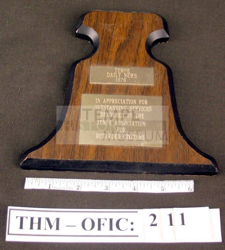 Plaque, award