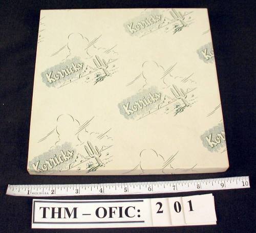 Box, Korrick's handkerchief