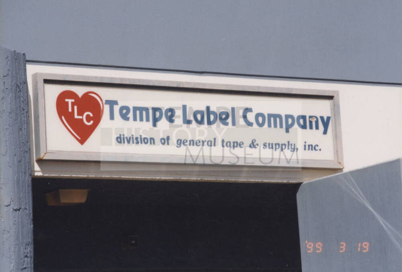 Tempe Label Company - 624 South River Drive - Tempe, Arizona
