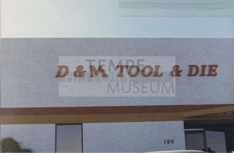 D & M Tool and Die Incorporated - 100 South Rockford Drive - Tempe, Arizona