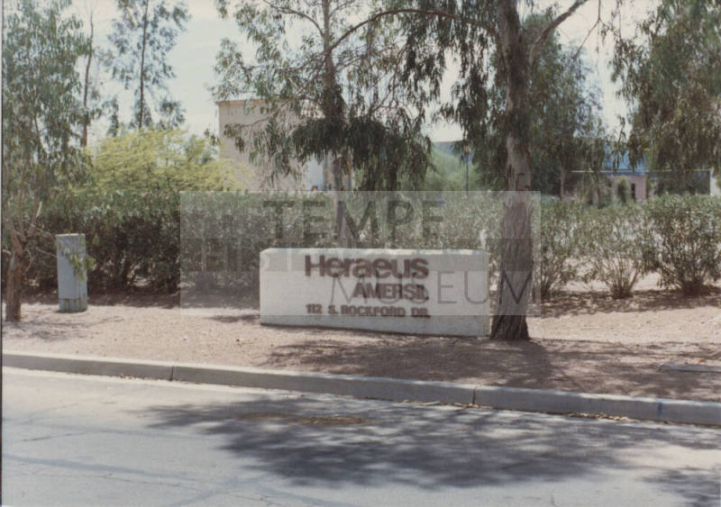 Heraeus Amersil Incorporated - 112 South Rockford Drive - Tempe, Arizona