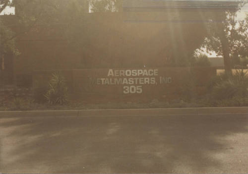 Aerospace Metalmasters, Incorporated - 305 South Rockford Drive - Tempe, Arizona