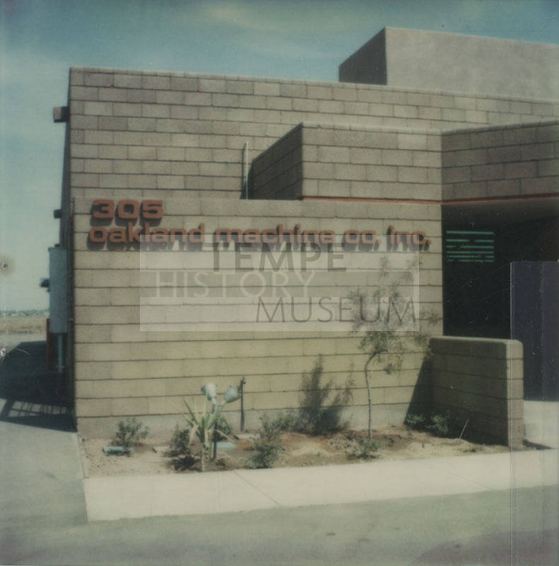 Oakland Machine Company Incorporated - 305 South Rockford Drive - Tempe, Arizona