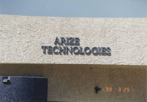 Arize Technologies - 328 South Rockford Drive - Tempe, Arizona