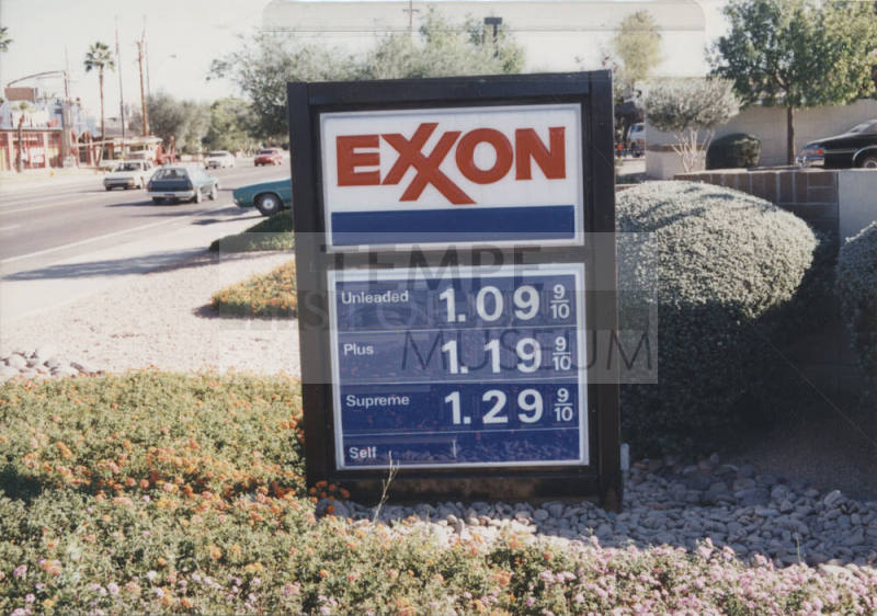 Denmar Exxon Gasoline Service Station - 809 South Rural Road - Tempe, Arizona