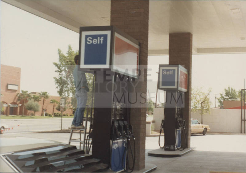 Denmar Exxon Gasoline Service Station - 809 South Rural Road - Tempe, Arizona