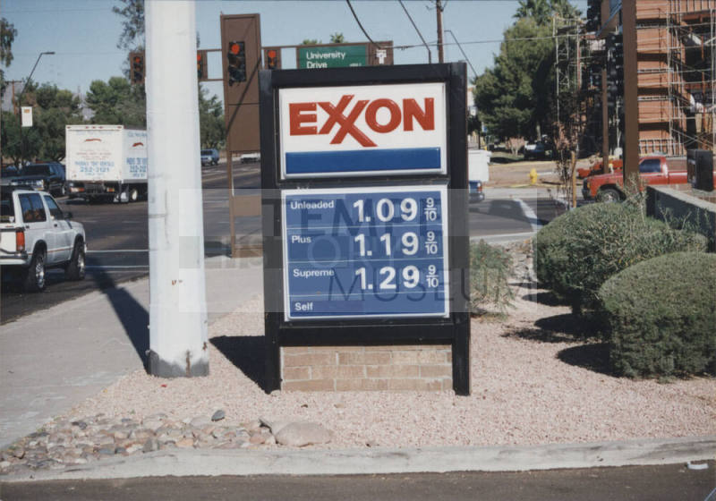 Denmar Exxon Gasoline Service Station - 809 South Rural Road - Tempe, Arizona