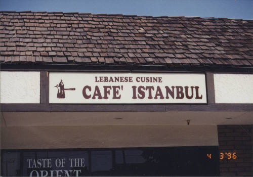 Café Instanbul - 903 South Rural Road - Tempe, Arizona