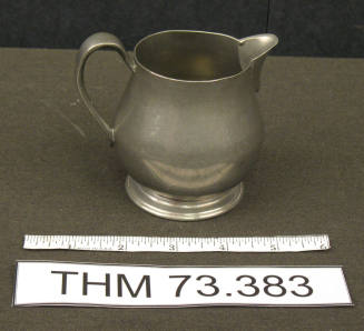 Pewter Cream Pitcher