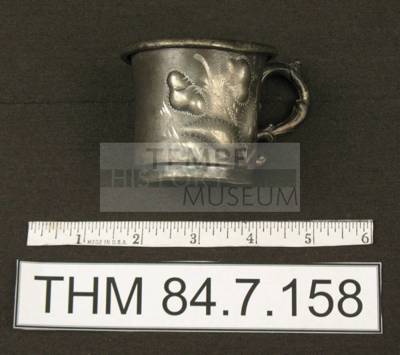 Silver baby's cup