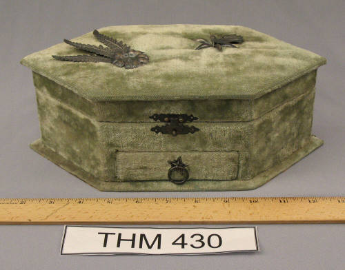 Green Velvet Jewelry Box