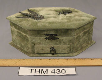 Green Velvet Jewelry Box