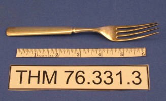 Silver plated salad fork