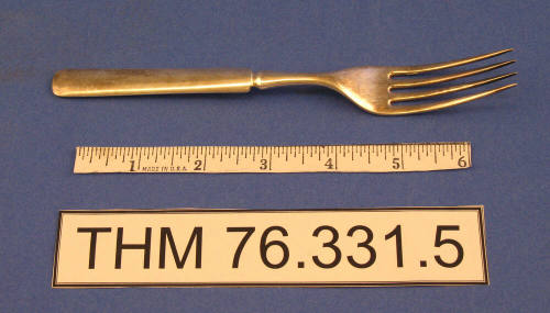 Silver plated salad fork