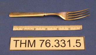 Silver plated salad fork
