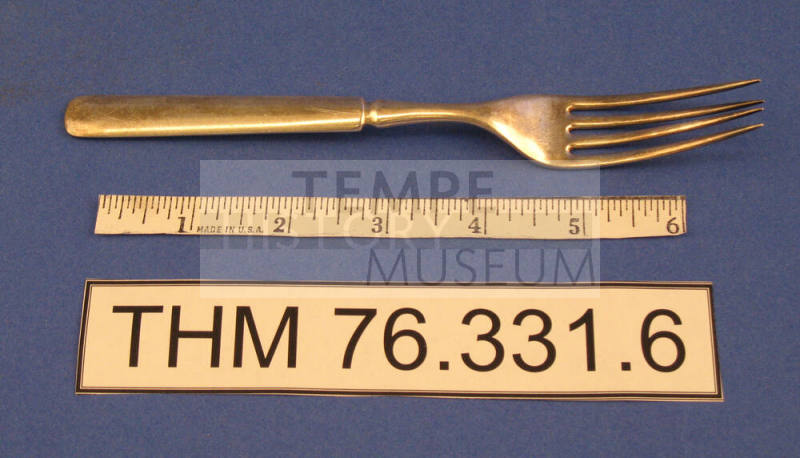 Silver plated salad fork