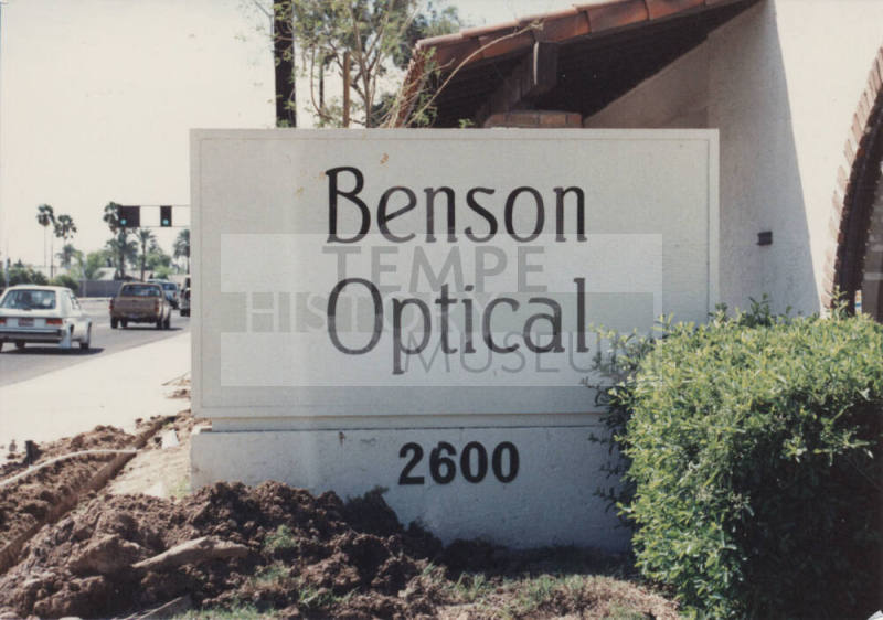 Benson Optical - 2600 South Rural Road - Tempe, Arizona