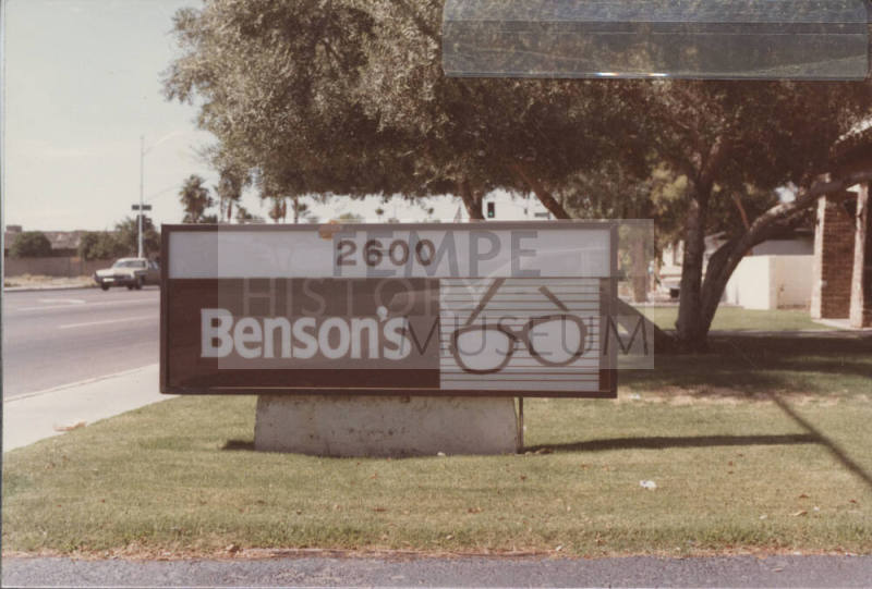 Benson's Optical - 2600 South Rural Road - Tempe, Arizona