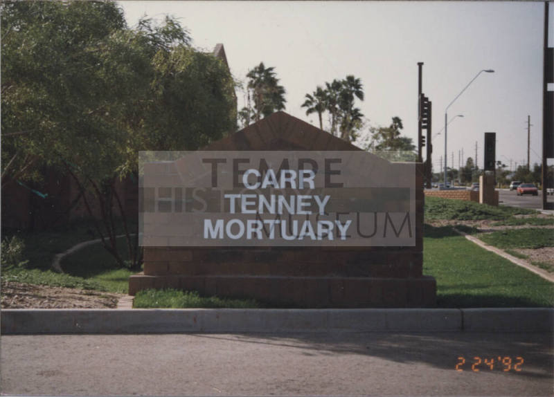 Carr Tenney Mortuary - 2621 South Rural Road - Tempe, Arizona