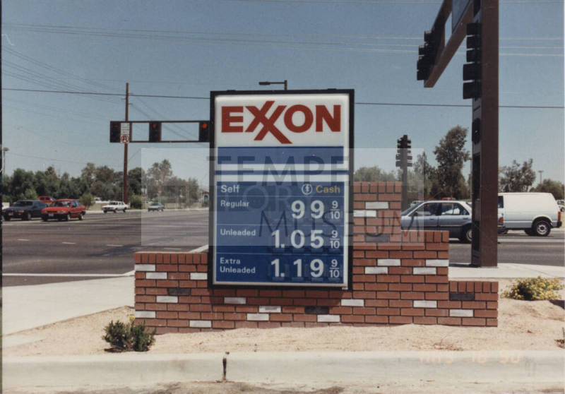 Exxon Gas Station - 3303 South Rural Road - Tempe, Arizona