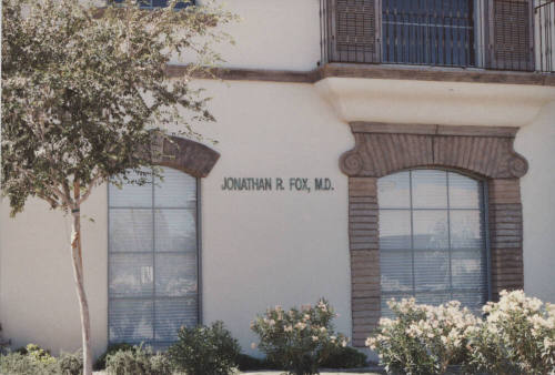 Jonathan R. Fox, M.D. - 4450 South Rural Road - Tempe, Arizona