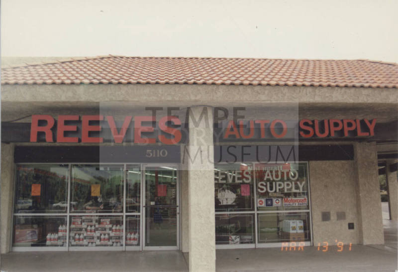 Reeves Auto Supply - 5110 South Rural Road - Tempe, Arizona