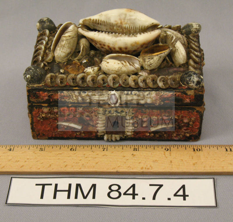 Shell Covered Trinket Box