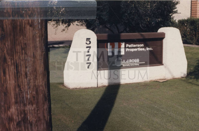 Patterson Properties,  Inc. - 5777  South Rural Road - Tempe, Arizona