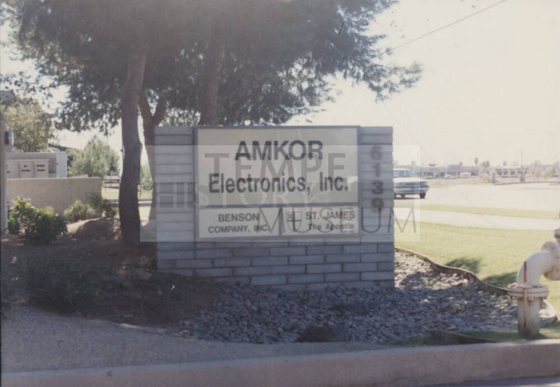AMKOR Electronics, Inc.  - 6139 South  Rural Road, Tempe, Arizona