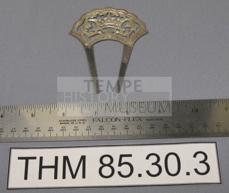 Silver Hair Comb