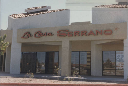 La Casa Serrano Restaurant - 6440 South Rural Road - Tempe, Arizona