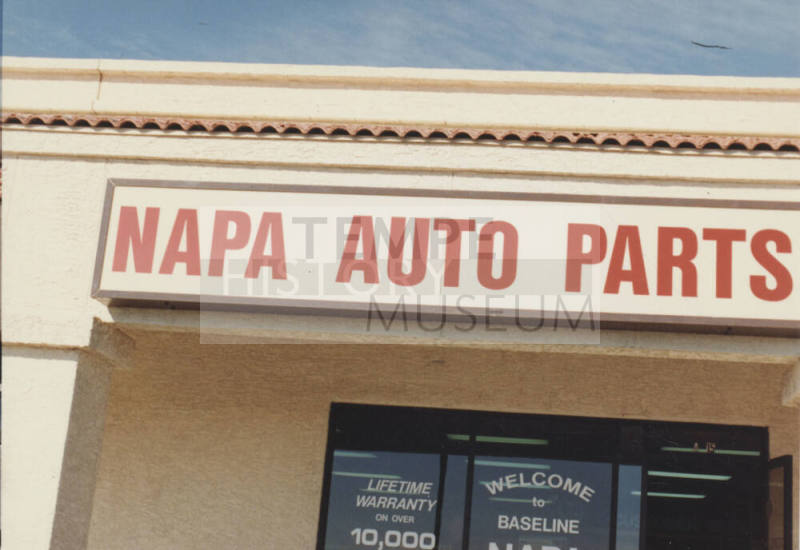 Baseline Napa Auto Parts - 7520 South Rural Road, Tempe, Arizona
