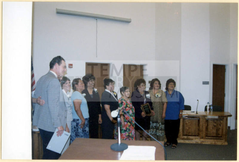 Guadalupe Smoking Ban 2002 Proponents Photo Print.