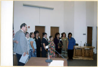 Guadalupe Smoking Ban 2002 Proponents Photo Print.