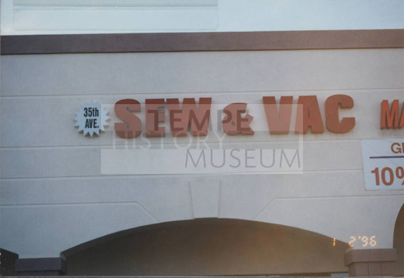 35th Ave. Sew & Vac -  9920 South  Rural Road, Tempe, Arizona