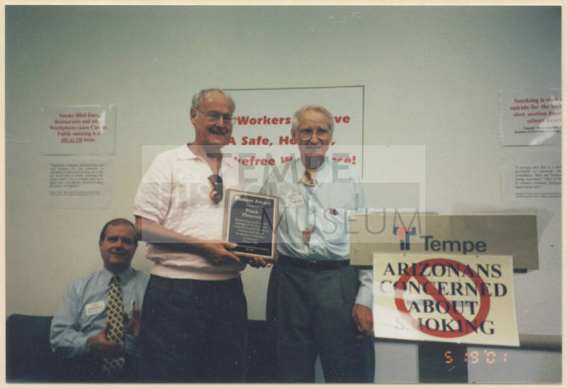 Pioneer Award Presented to Frank Plencner.