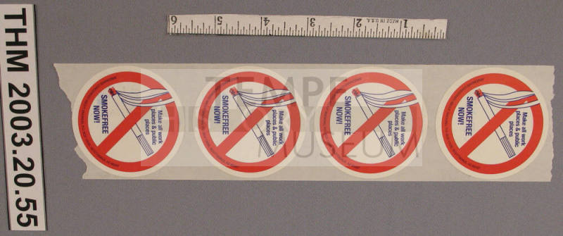 Sticker "Smokefree Now!"