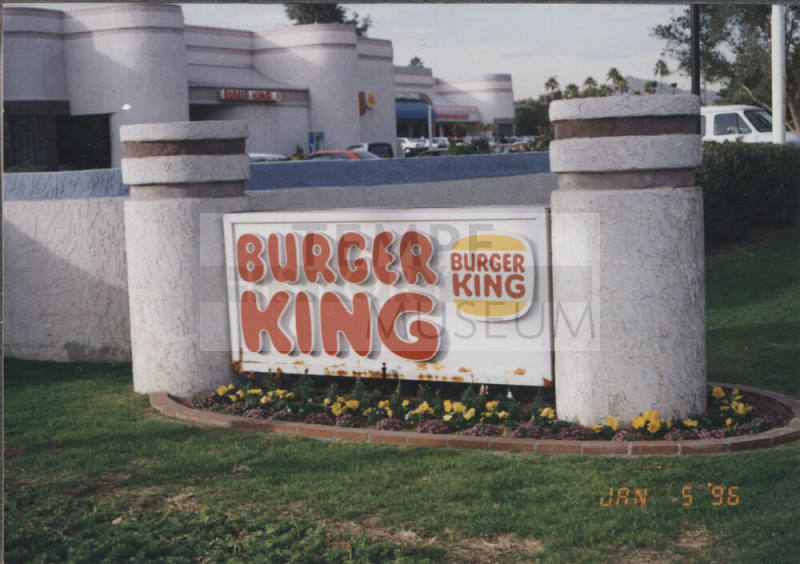Burger King  - 1210  North Scottsdale Road, Tempe, Arizona