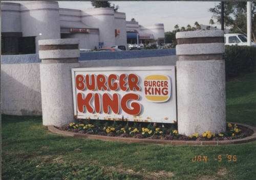 Burger King  - 1210  North Scottsdale Road, Tempe, Arizona