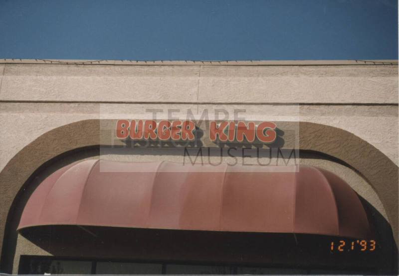 Burger King  - 1210  North Scottsdale Road, Tempe, Arizona