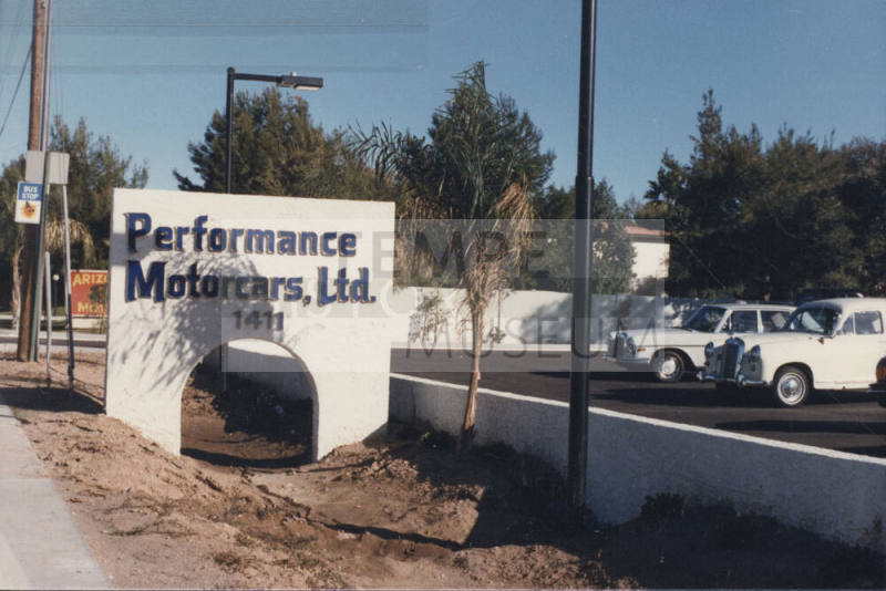 Performance Motorcars, Ltd. - 1411  North Scottsdale Road, Tempe, Arizona