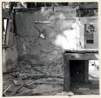 Rural Road Barrio, Dilapidated Building Interior.