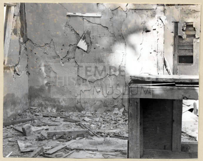 Rural Road Barrio, Dilapidated Building Interior.