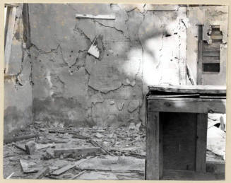 Rural Road Barrio, Dilapidated Building Interior.