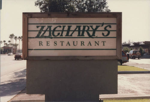 Zachary's Restaurant  -  1826  North Scottsdale Road, Tempe, Arizona