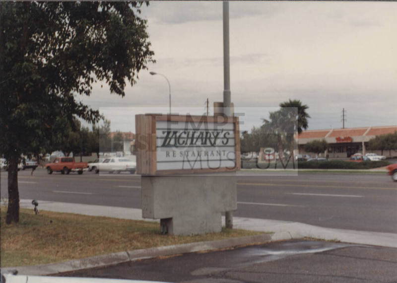 Zachary's Restaurant  -  1826  North Scottsdale Road, Tempe, Arizona